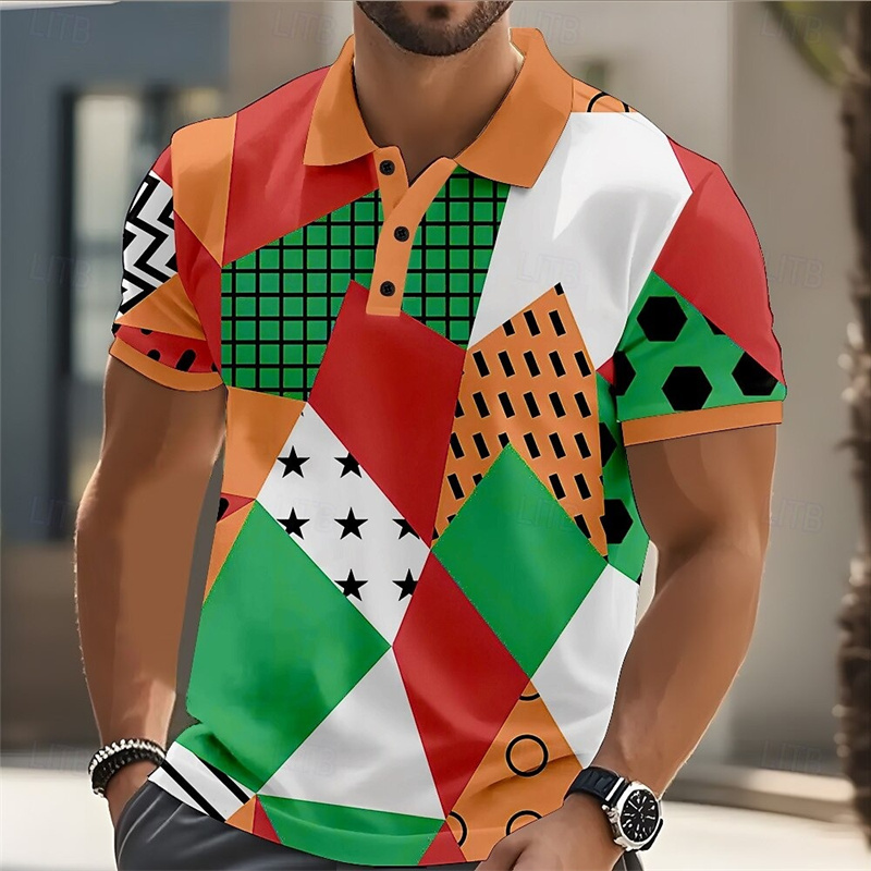 2025 Men's Polo Shirt Golf Shi - đánh giá và giá Street Fashion Men 2025