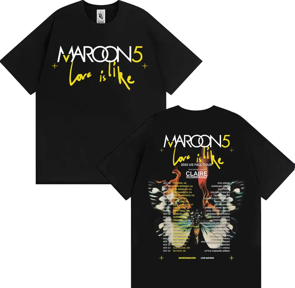 Band Maroon 5 Love Is Like US  - đánh giá và giá Street Fashion Men 2025