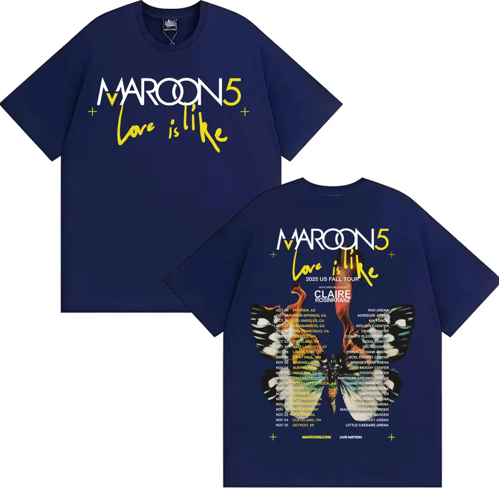 Band Maroon 5 Love Is Like US  - đánh giá và giá Street Fashion Men 2025