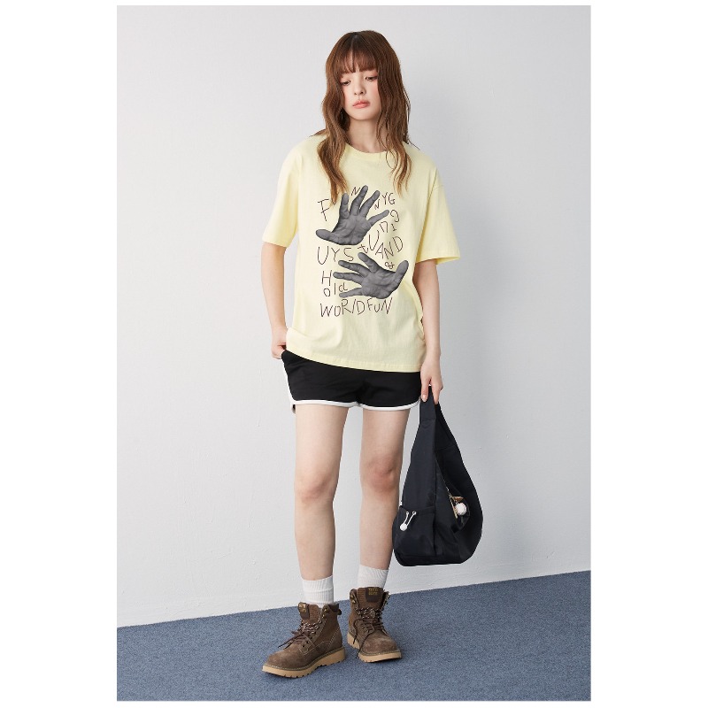 FUNNY GUY American Retro T-shi - đánh giá và giá Street Fashion For Short Guys