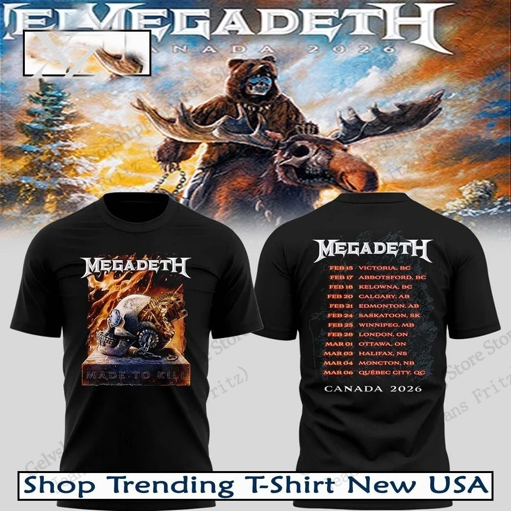 Hip Hop Rock Megadeth Band Can - đánh giá và giá Street Fashion Canada