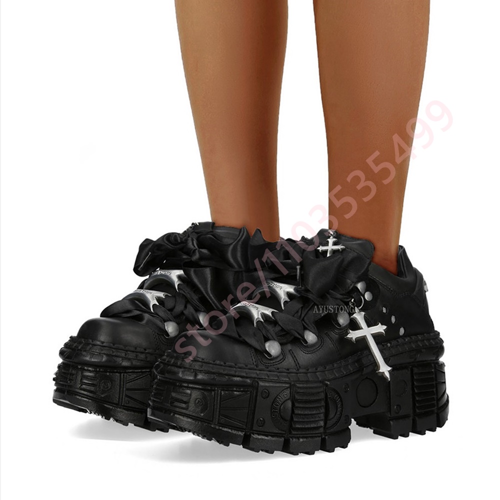 Chunky Punk Metal Rivet Ankle  - đánh giá và giá Street Fashion Y2K