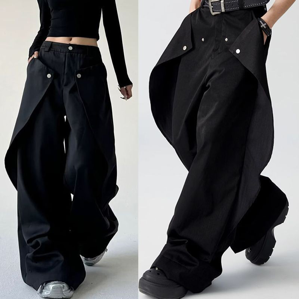 Mens Trousers Stitching Double - đánh giá và giá Street Fashion Men 2025
