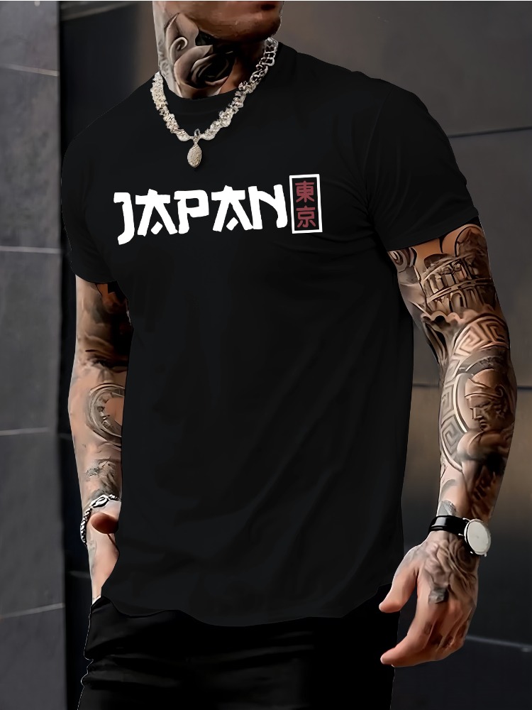 Male Short Sleeve Crew Neck Te - đánh giá và giá Street Fashion For Short Guys