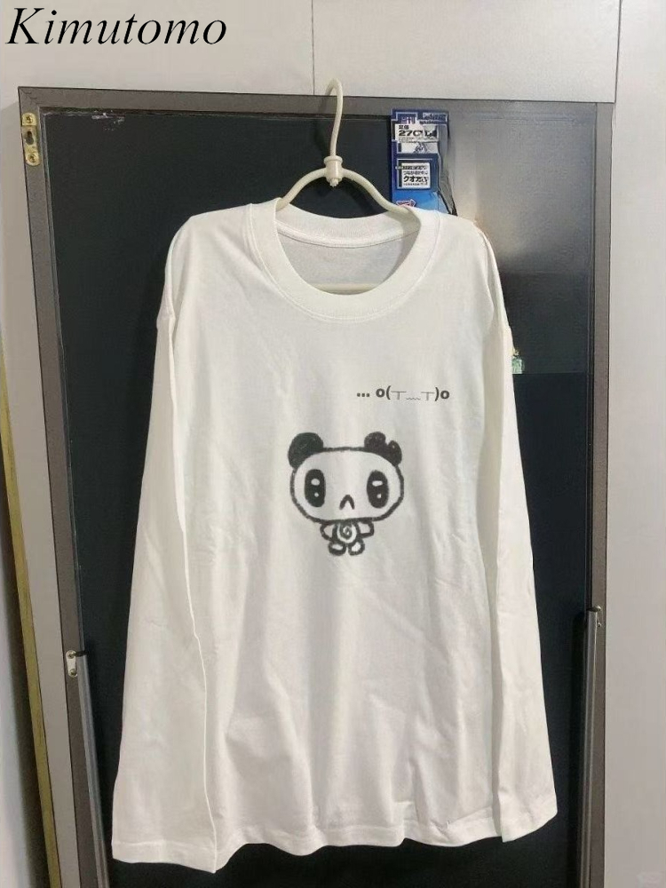 Kimutomo T Shirts Women Cartoo - đánh giá và giá Street Fashion Y2K