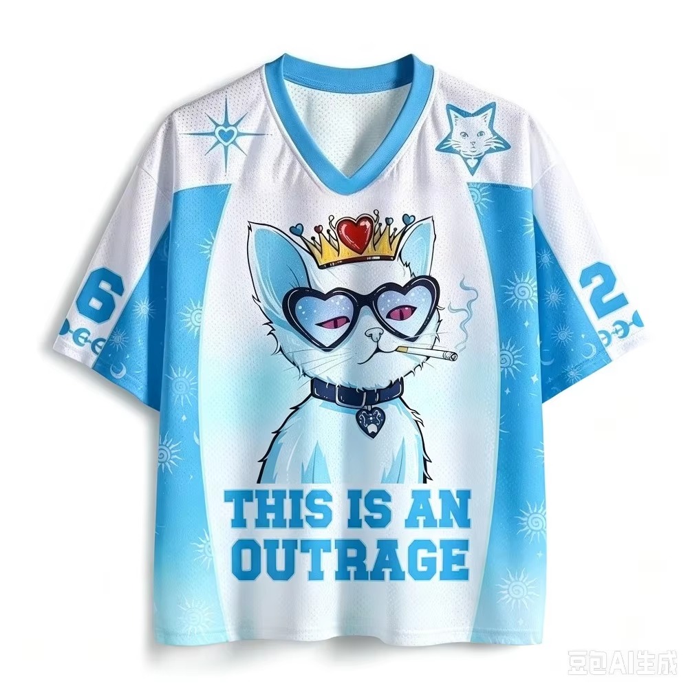 Queen Cat Pattern 3D Printed M - đánh giá và giá Queen Street Fashion